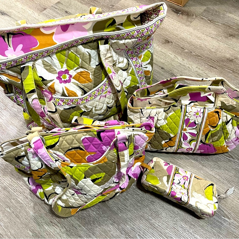 🤍 Vera Bradley 🤍 4 piece set! 🤍 Portobello Road Print